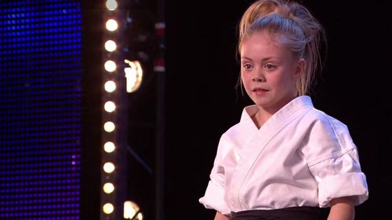 9 Year-Old Girl Amazes Britain's Got Talent with Her Martial Arts Skills!