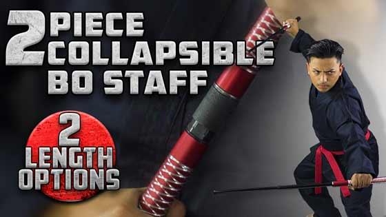 New 2-Piece Collapsible Bo Staff