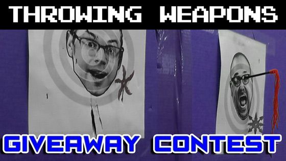 Throwing Weapons Giveaway Contest