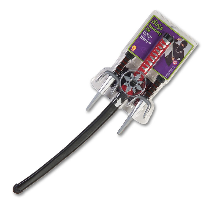 Dragon Ninja Accessory Pack Plastic Ninja Weapons Halloween Ninja