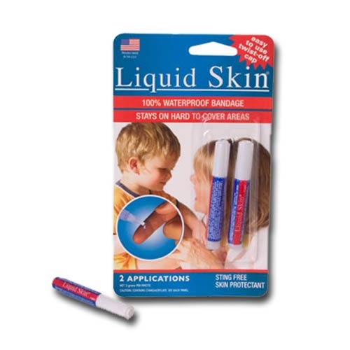 Mini Liquid Skin Two Pack Waterproof Bandages Travel Size Liquid Bandage