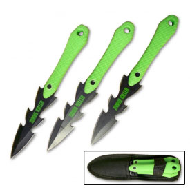 Barbed Anti Zombie Throwing Knives