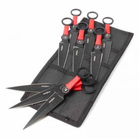 Perfect Point Colorful Throwing Knife 6 PCS Set