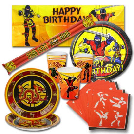 Karate Birthday Party Supplies on Birthday Ninja