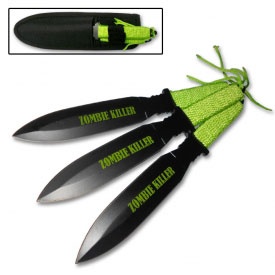 Spear Point Zombie Throwing Knives