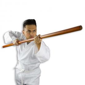 Natural Hardwood Bo Staff Practice Stick Martial Arts Karate Weapon 72 in 