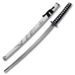 White Katana Sword White White Katana Sword White