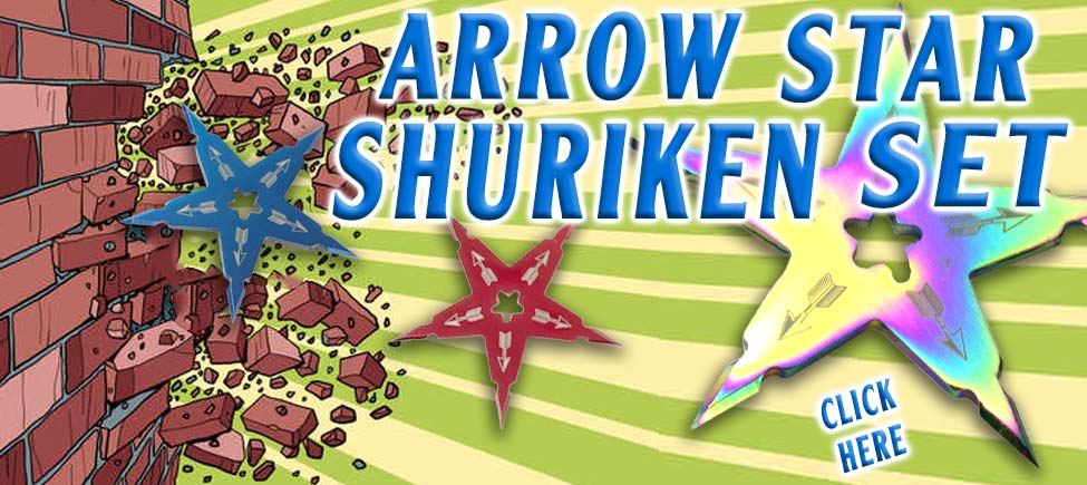 Point in the Right Direction with the Arrow Star Shuriken Set!