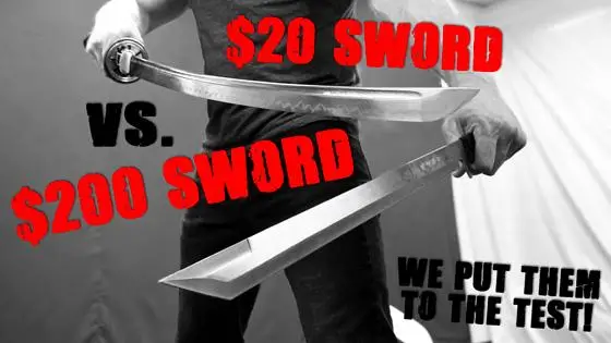 $20 Sword vs $200 Sword: We Put Them to the Test!