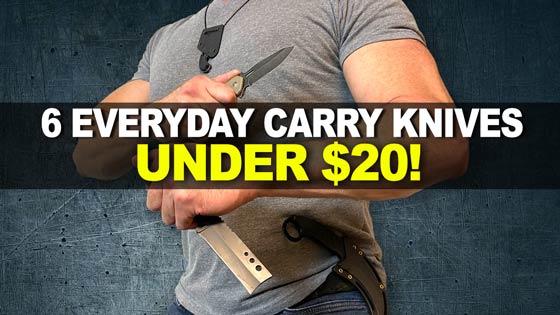 6 Everyday Carry Knives Under $20