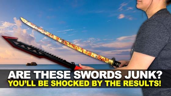 Are these Swords Junk? Youll be Shocked by the Results!