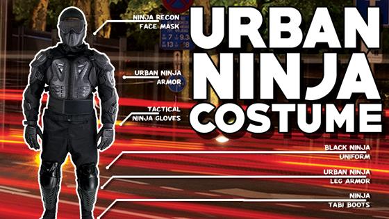 Be an Urban Ninja This Halloween