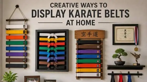 Creative Ways to Display Karate Belts at Home