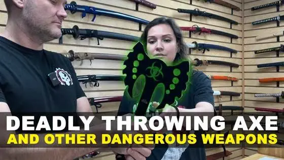 Deadly Throwing Axe and Other Dangerous Weapons!