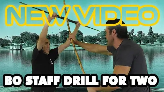 Easy Two-Person Bo Staff Drill
