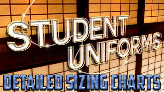 New Detailed Uniform Sizing Charts