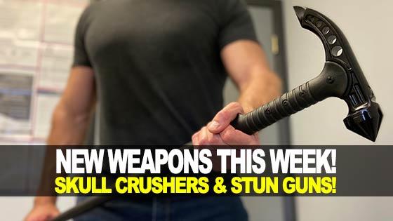 New Weapons This Week!  Skull Crushers & Stun Guns!