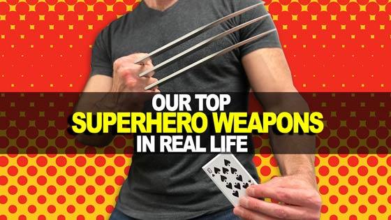 Our Top Superhero Inspired Weapons In Real Life!