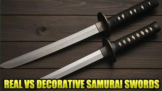 Real vs. Decorative Samurai Swords: What You Need to Know