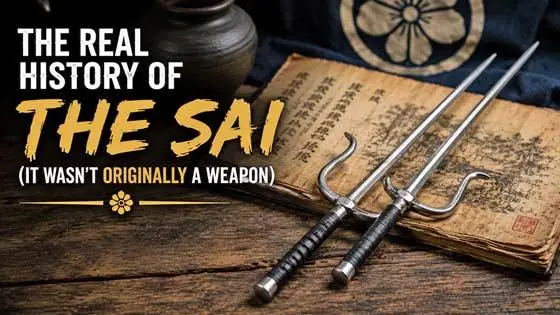 The Real History of the Sai (It Wasn't Originally a Weapon)