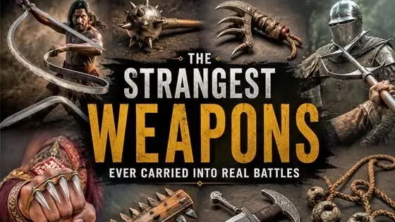 The Strangest Weapons Ever Carried Into Real Battles