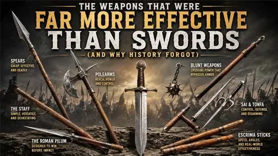 The Weapons That Were Far More Effective Than Swords (And Why History Forgot)