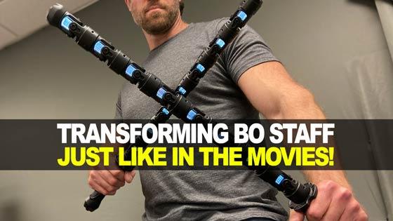 Transforming Bo Staff Just Like in the Movies!