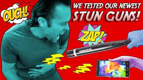 We Tested Our Newest Stun Guns...and it Hurt!