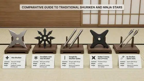 What Are the Different Types of Ninja Stars?