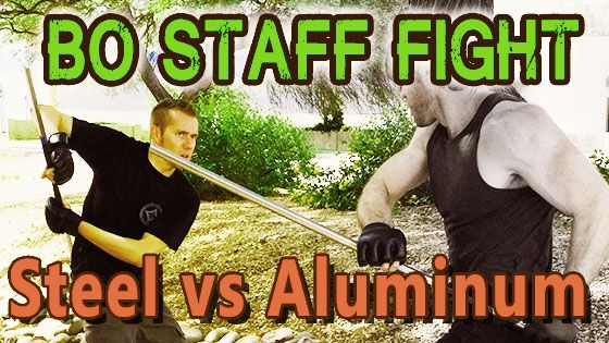 Which is Stronger? Solid Aluminum vs Steel Bo Staff - Watch the Video