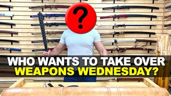 Who Wants to Take Over Weapons Wednesday?
