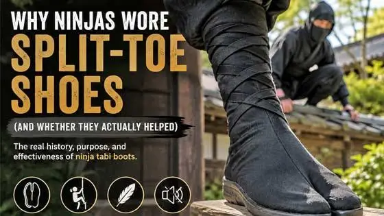 Why Ninjas Wore Split-Toe Shoes (And Whether They Actually Helped)