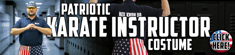 The Patriotic Karate Instructor Costume: Bow to Your Sensei!