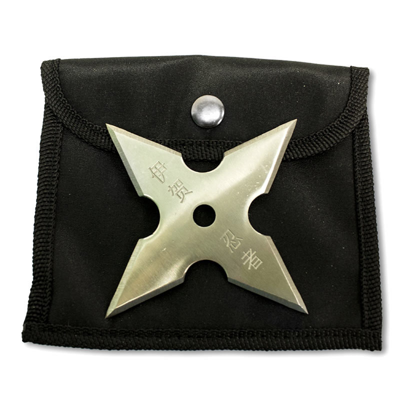 4 point chrome shuriken