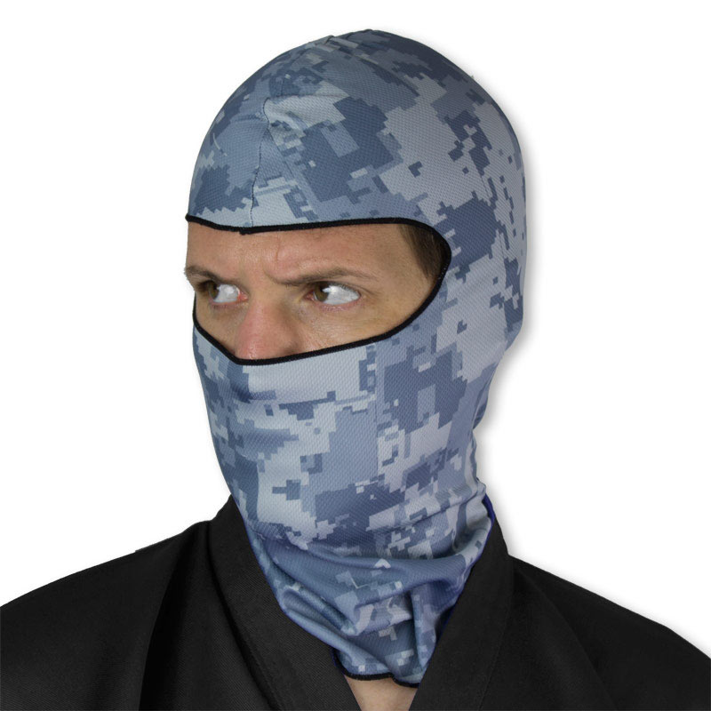 Arctic Camo Ninja Mask Snow Camouflage Mask Ninja Costume