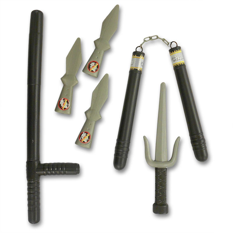 Armed Ninja Play Set Plastic Ninja Toys Ninja Toy Set