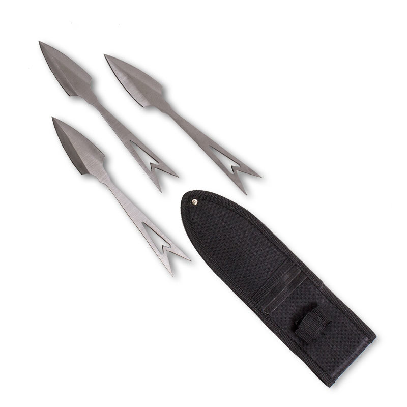 Arrow to the Heart Throwing Knives Steel Throwing Knife Set