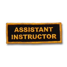 4" P1174 Instructor Martial Arts Patch 