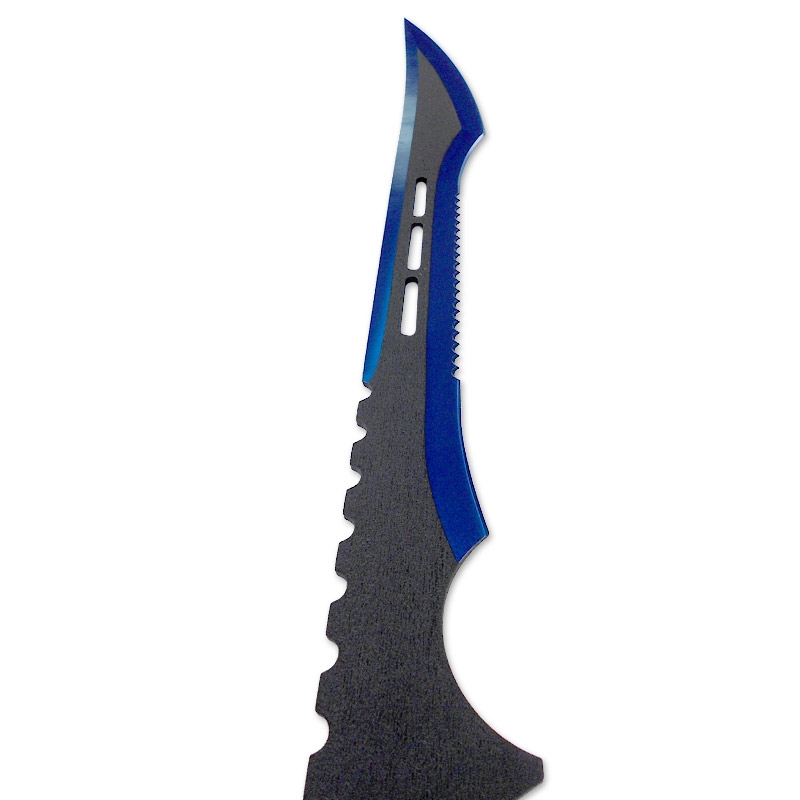 Azure Edge Ninja Sword - Blue Blade Ninjas Katana - Black