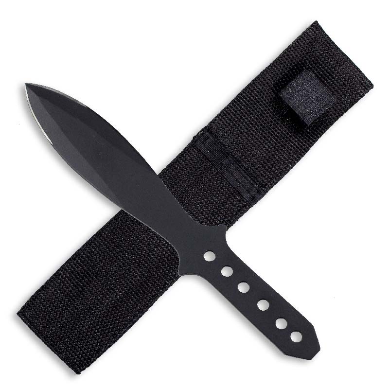 Black Broadhead Throwing Knife