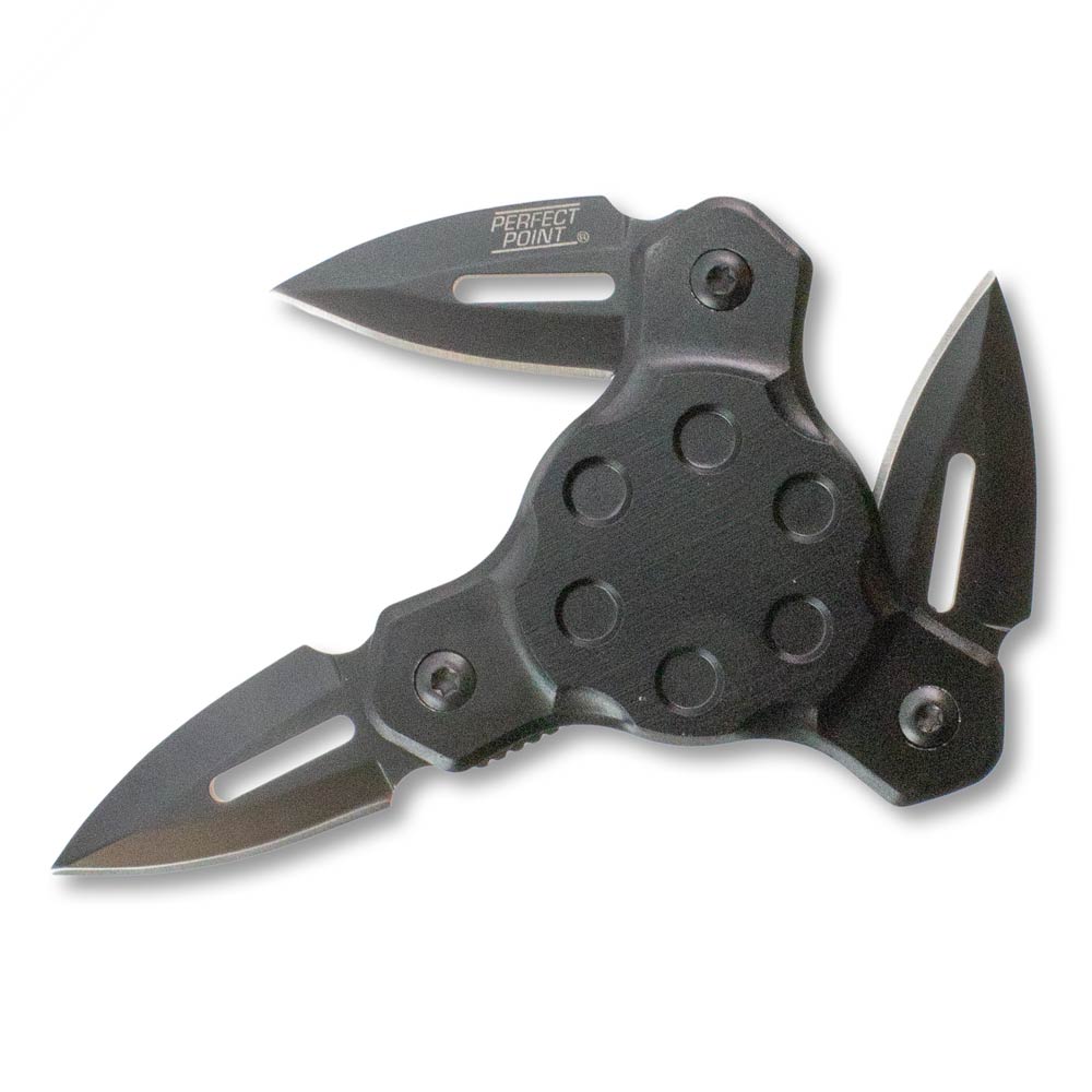 Black Foldable Throwing Star - Modern Ninja Shuriken