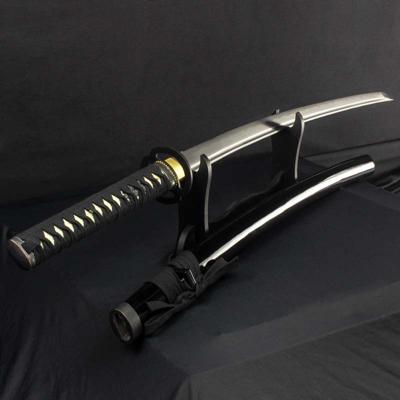 Black Hand-Forged Samurai Sword