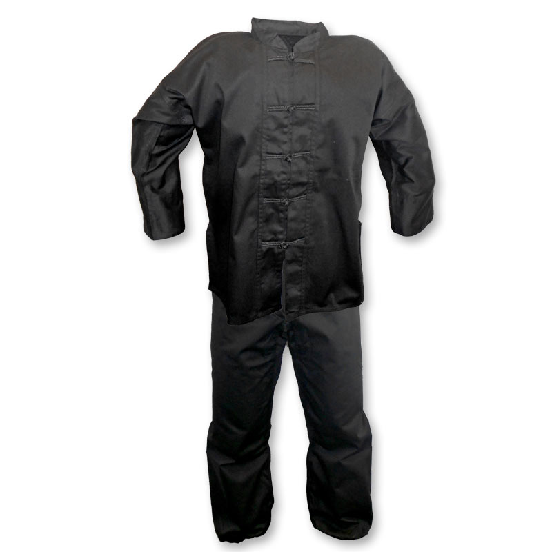 MAR Kung-Fu Uniform Black 100% Cotton