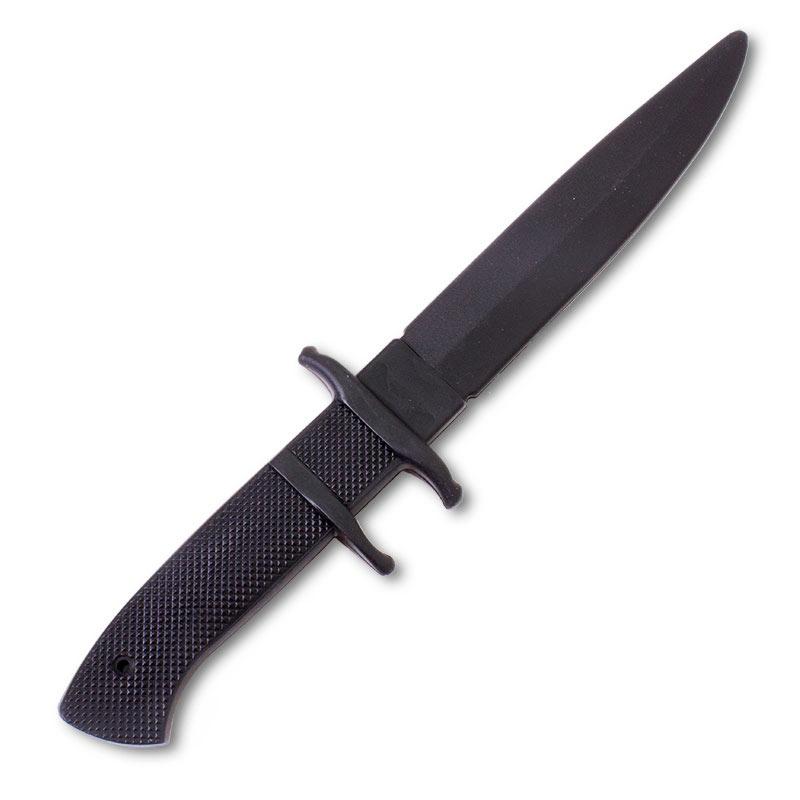 Black Sub-Hilt Plastic Knife
