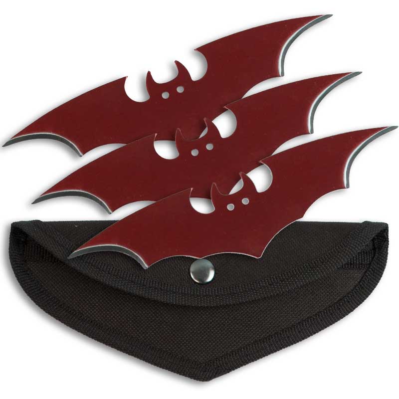 Blood Red Bat Throwers