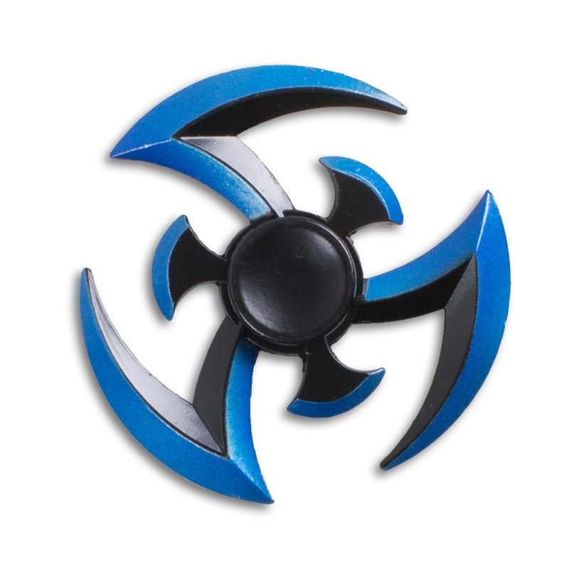 voksen polet Tåler Blue Blade Fidget Spinner - Ninja Star Toy - Martial Arts Toys |  KarateMart.com