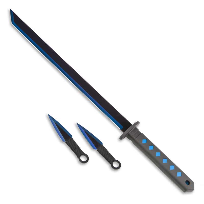Blue Legendary Ninja Sword