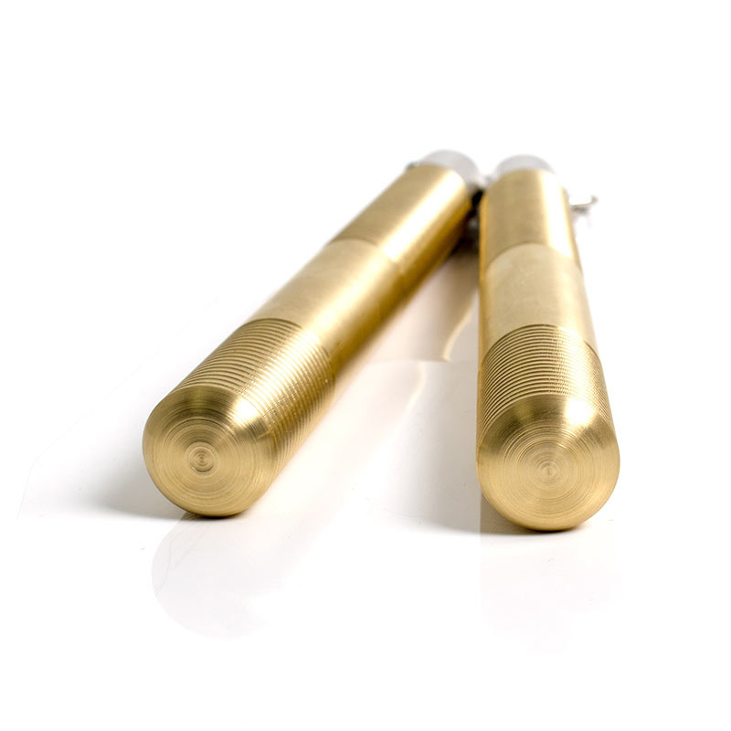 Collector's Edition Solid Brass Nunchaku - Ultra Heavy Brass