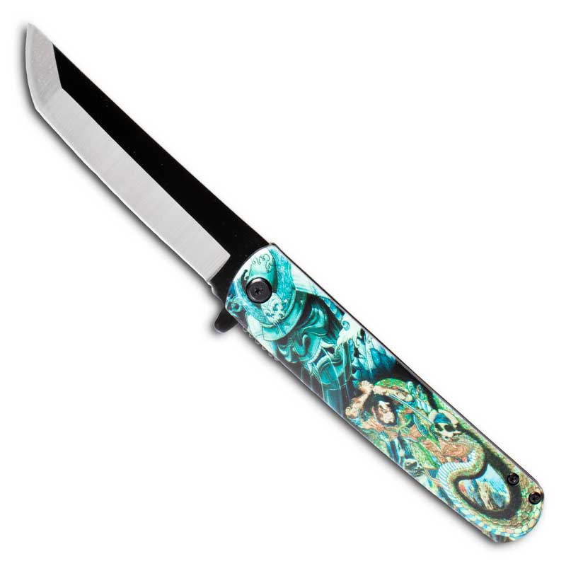 Dark Samurai Spring-Assisted Knife