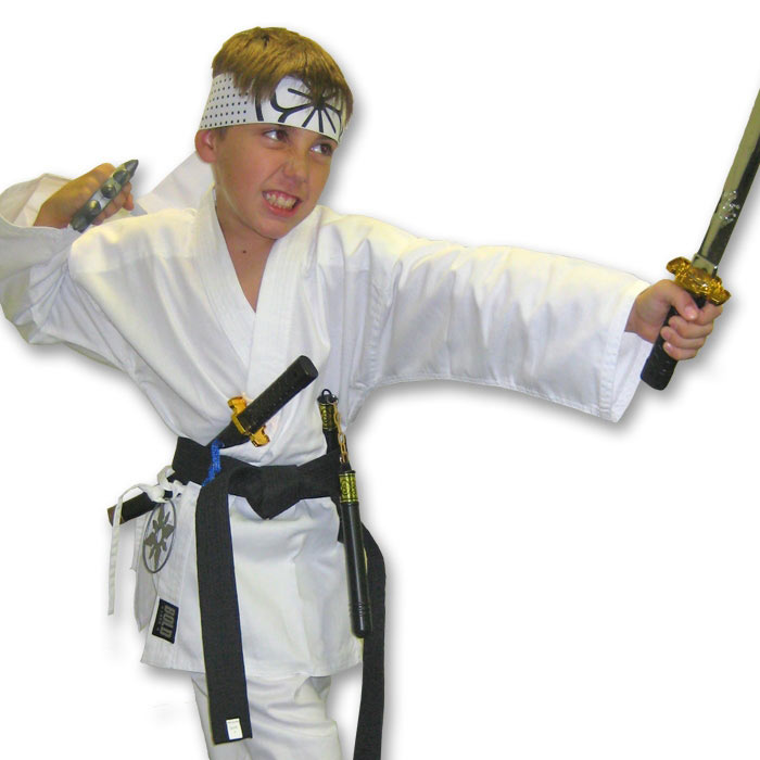 Deluxe Kids Karate Costume Deluxe Karate Kid Costume Karate Kid Costume with Weapons